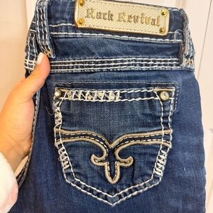 Rock Revival Erin Skinny Women's Blue Jeans
